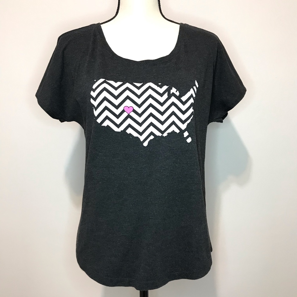 Next Level Apparel Women's Short Sleeve Graphic T-Shirt Small Casual Y2k Boho